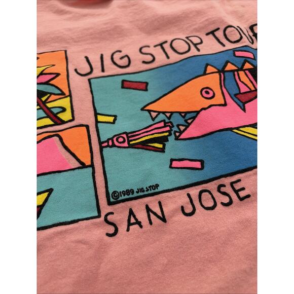 Vintage 1989 Jip Stop Tours San Jose Del Cabo Women's Top Size Large 80s Mexico - Picture 9 of 9